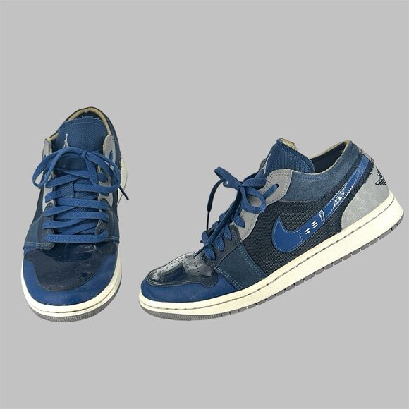 Jordan 1 Low SE Craft Inside Out Obsidian French Blue Ashen Slate White Mens 8.5